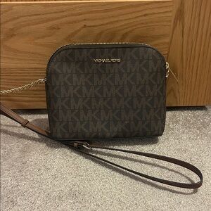 Michael Kors Signature Brown Crossbody Bag
